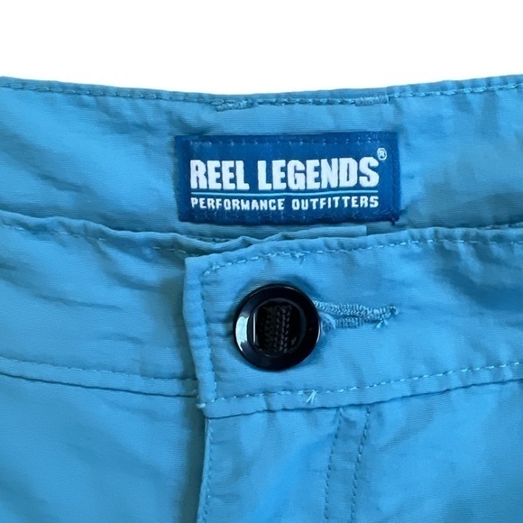Reel Legends Performance Outfitters Blue Cargo Shorts Sz.‎ 2XL - Picture 3 of 10